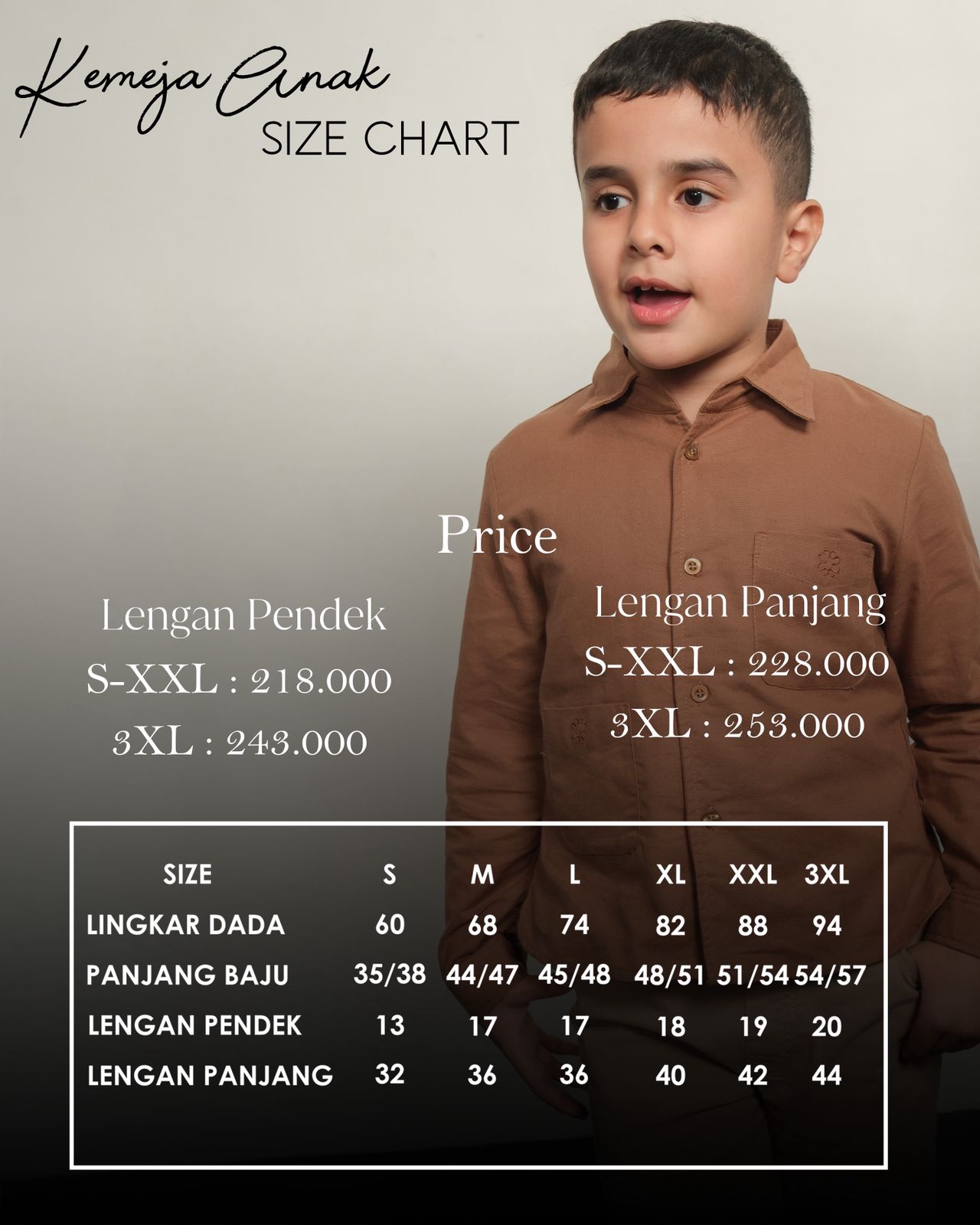 Aku & Kita Family Set Kemeja Anak