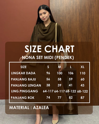 Nona Set Midi (Pendek)