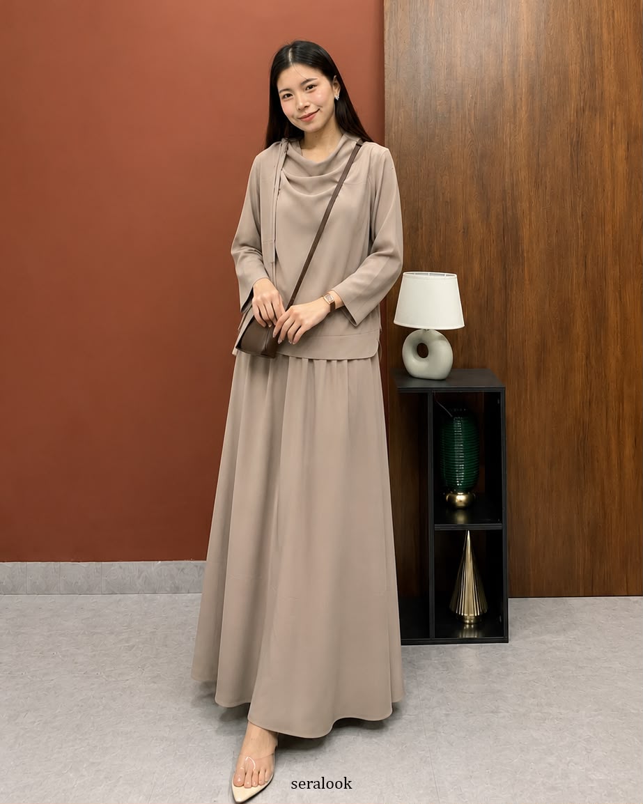 Nona Set Maxi (Hijab Friendly)