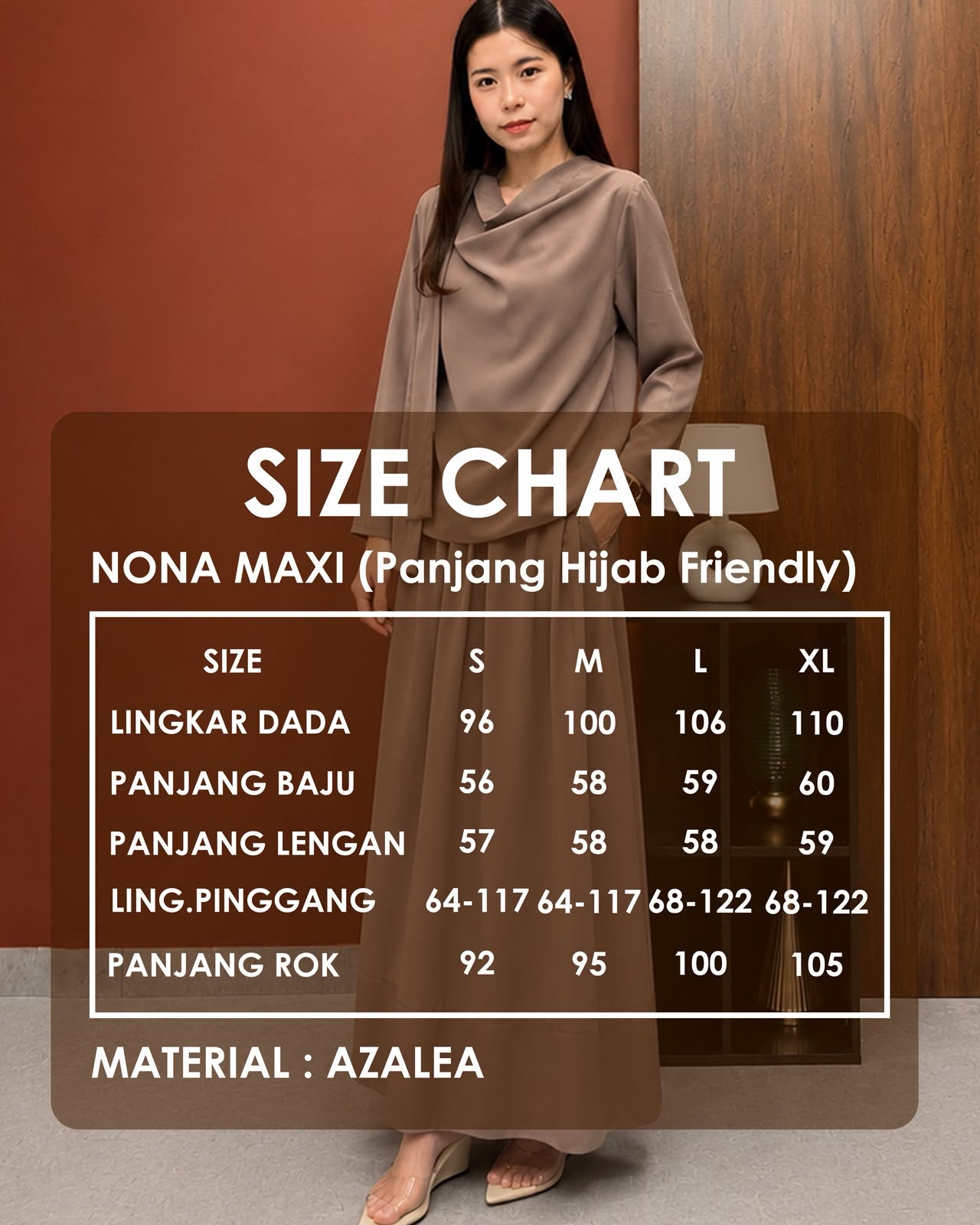Nona Set Maxi (Hijab Friendly)