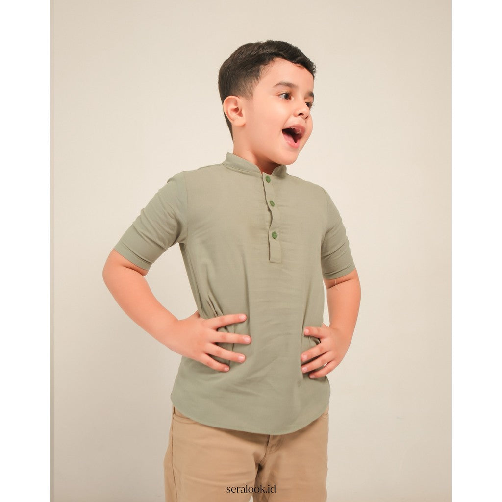 Selaras Kemeja Anak Pendek